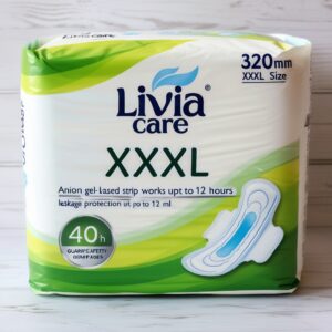 Livia Care XL Super Absorbent Sanitary Napkins (Pack of 80)