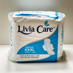 Livia Care XL Super Absorbent Sanitary Napkins (Pack of 120)