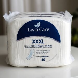 Livia Care XXXL Super Absorbent Sanitary Napkins (Pack of 120)