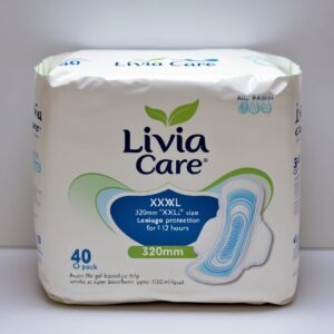 Livia Care XXL Super Absorbent Sanitary Napkins (Pack of 80)
